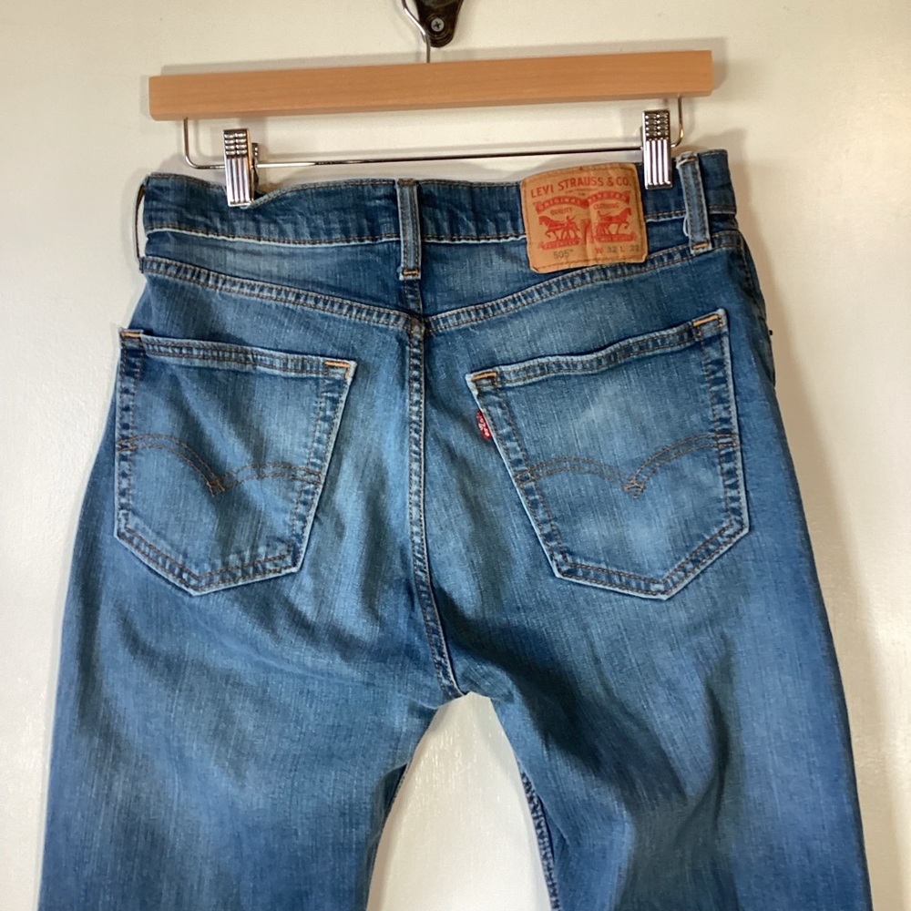 Levi Strauss & Co 505 Denim Jeans Size W32 L 32 - Picture 7 of 9